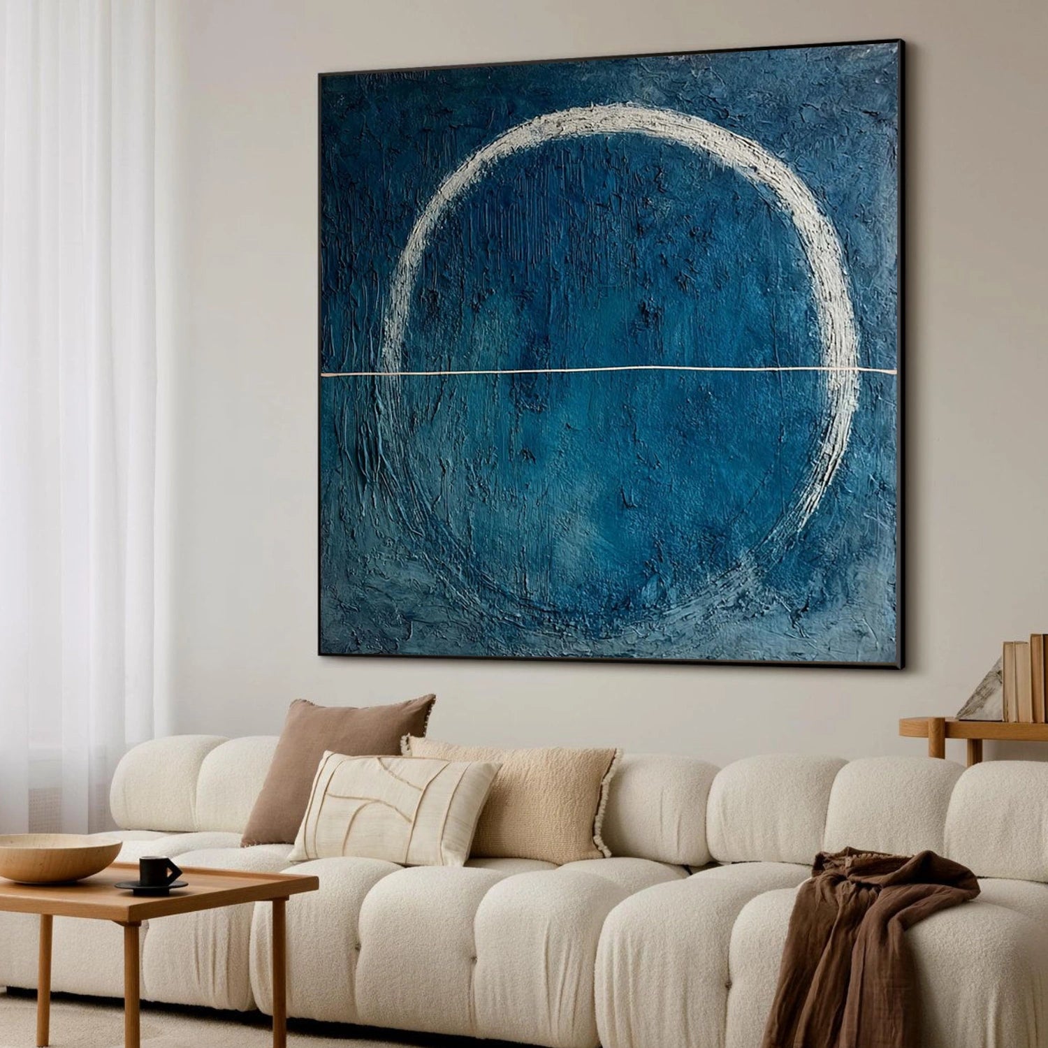 Blue Wabi Sabi Wall Art #VS216
