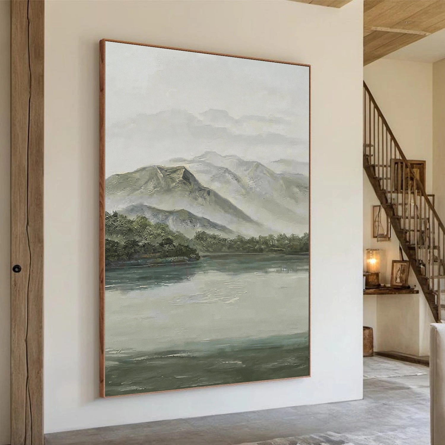 Abstract Mountain Canvas Art #BT099