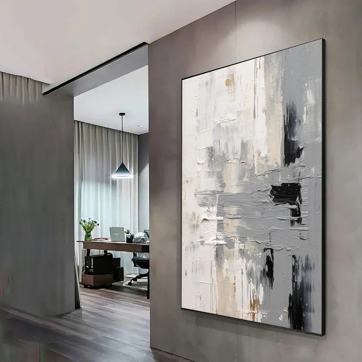 Abstract Textured Wall Art #VA237