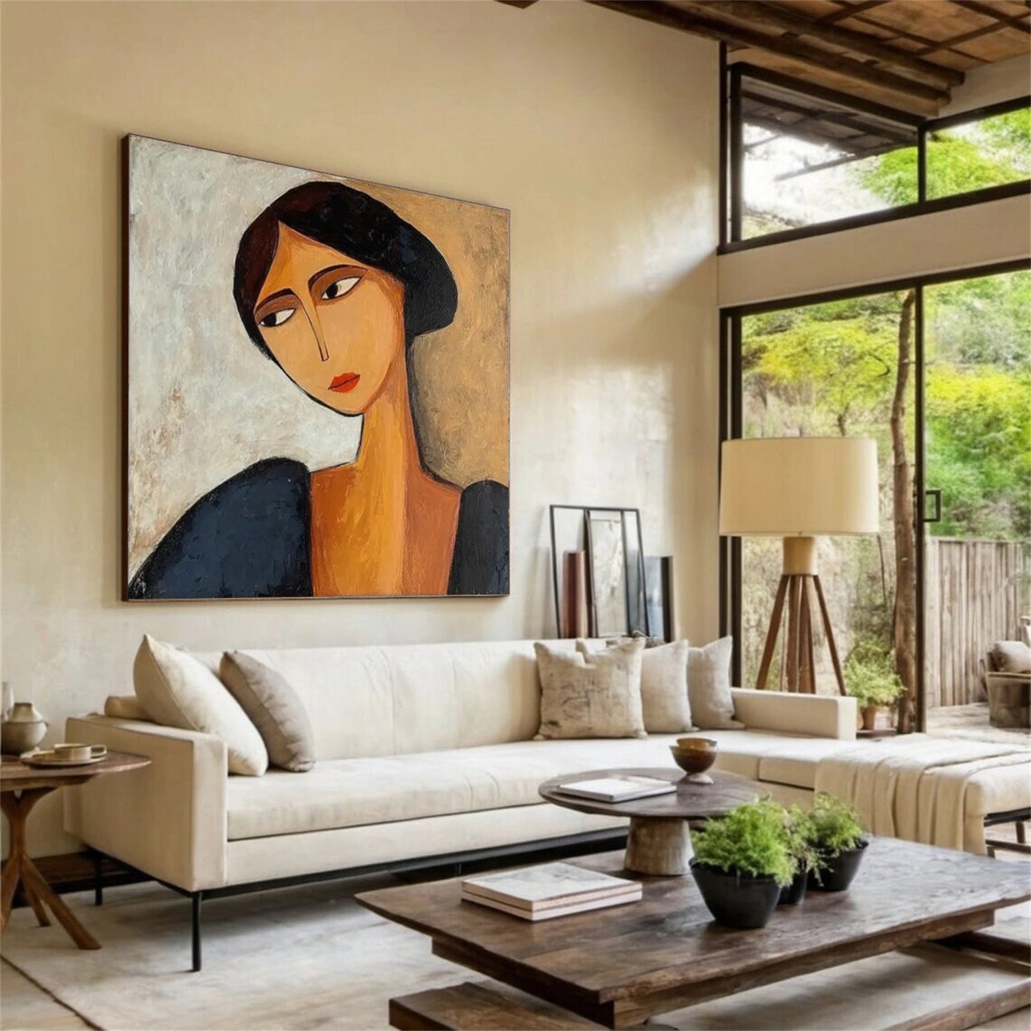 Abstract Portrait Wall Art # LA036