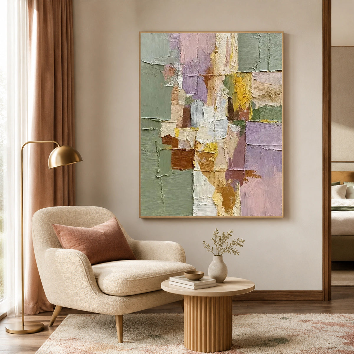 Abstract Textured Wall Art #VA381