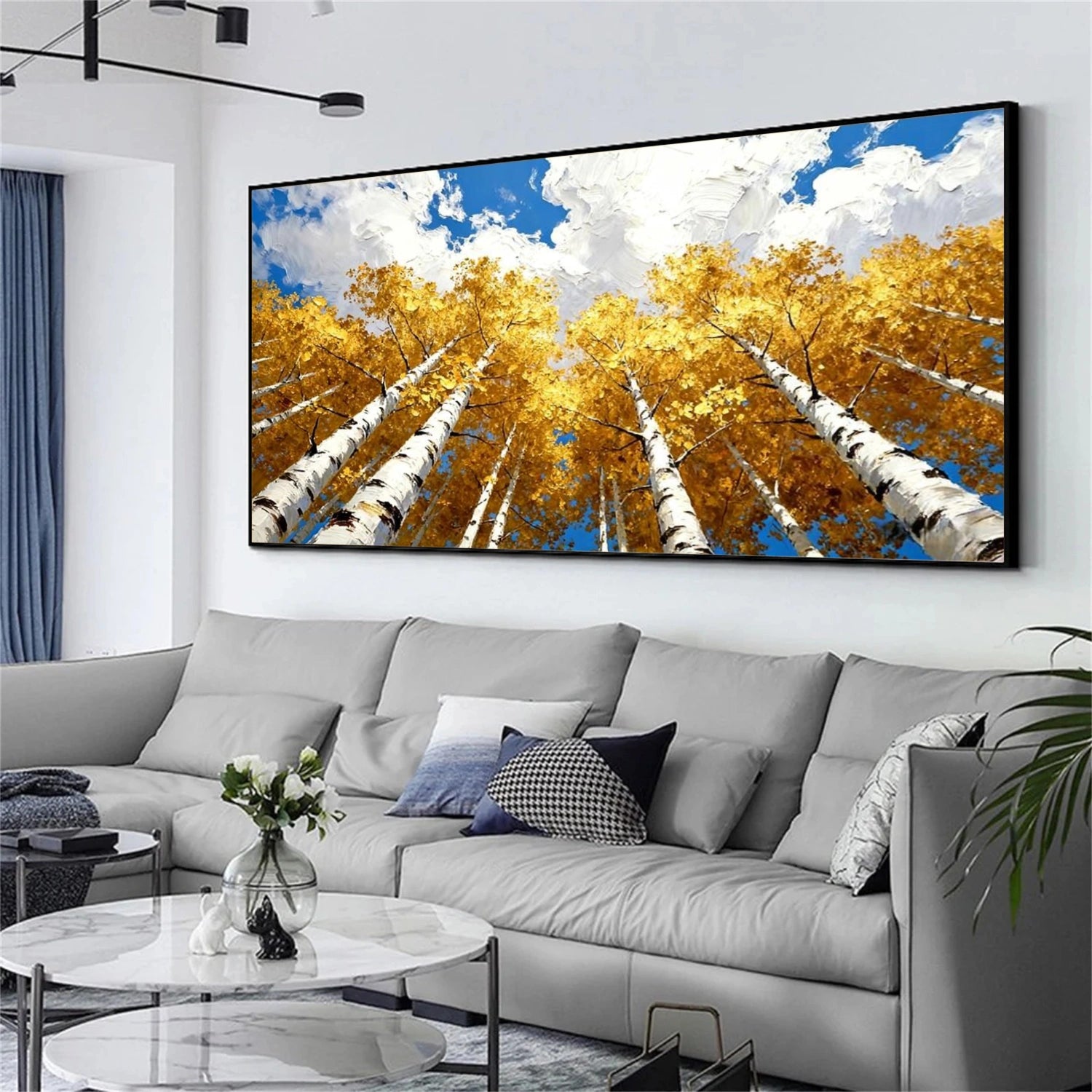 Abstract Flower And Tree Canvas Art #MF116