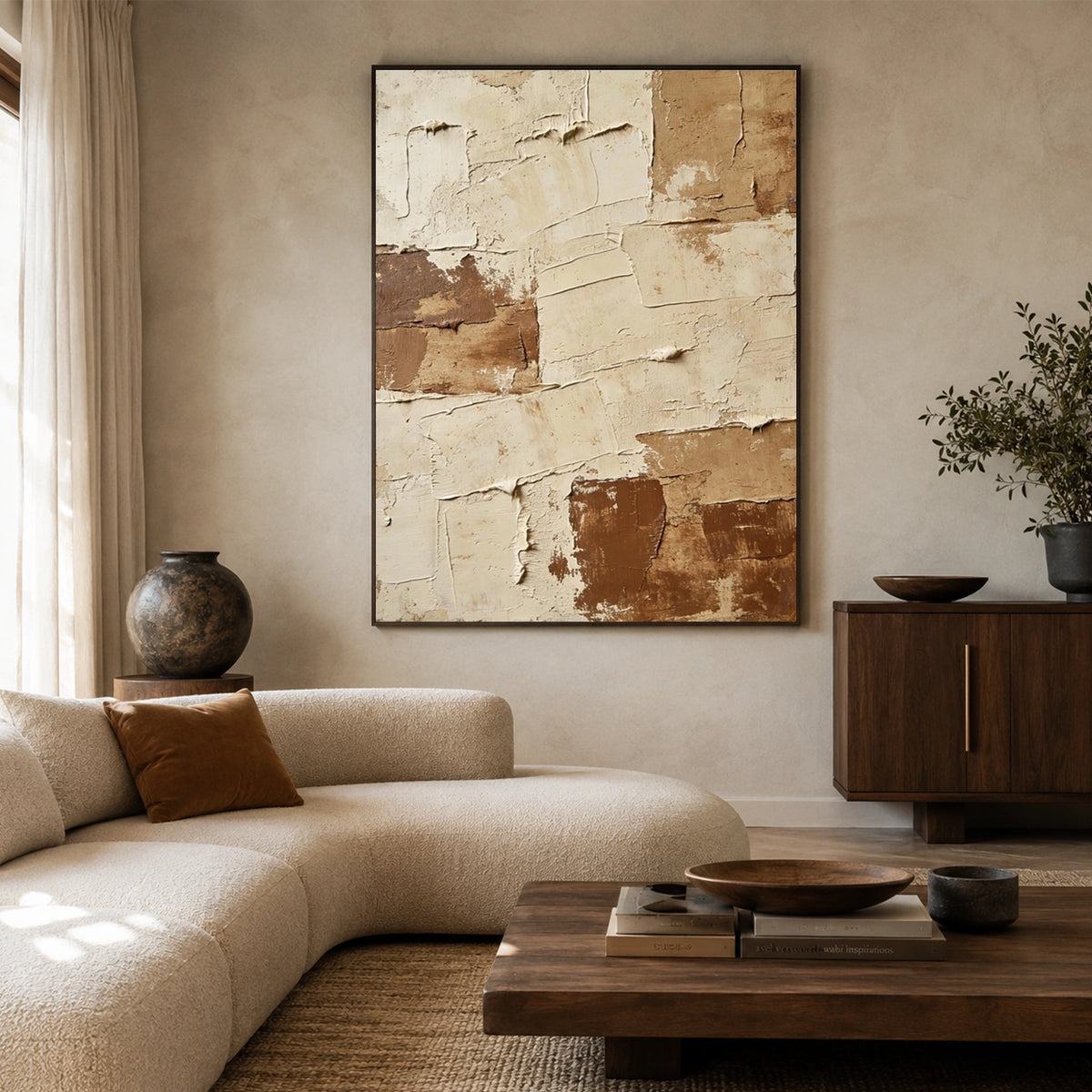 Abstract Textured Wall Art #VA373