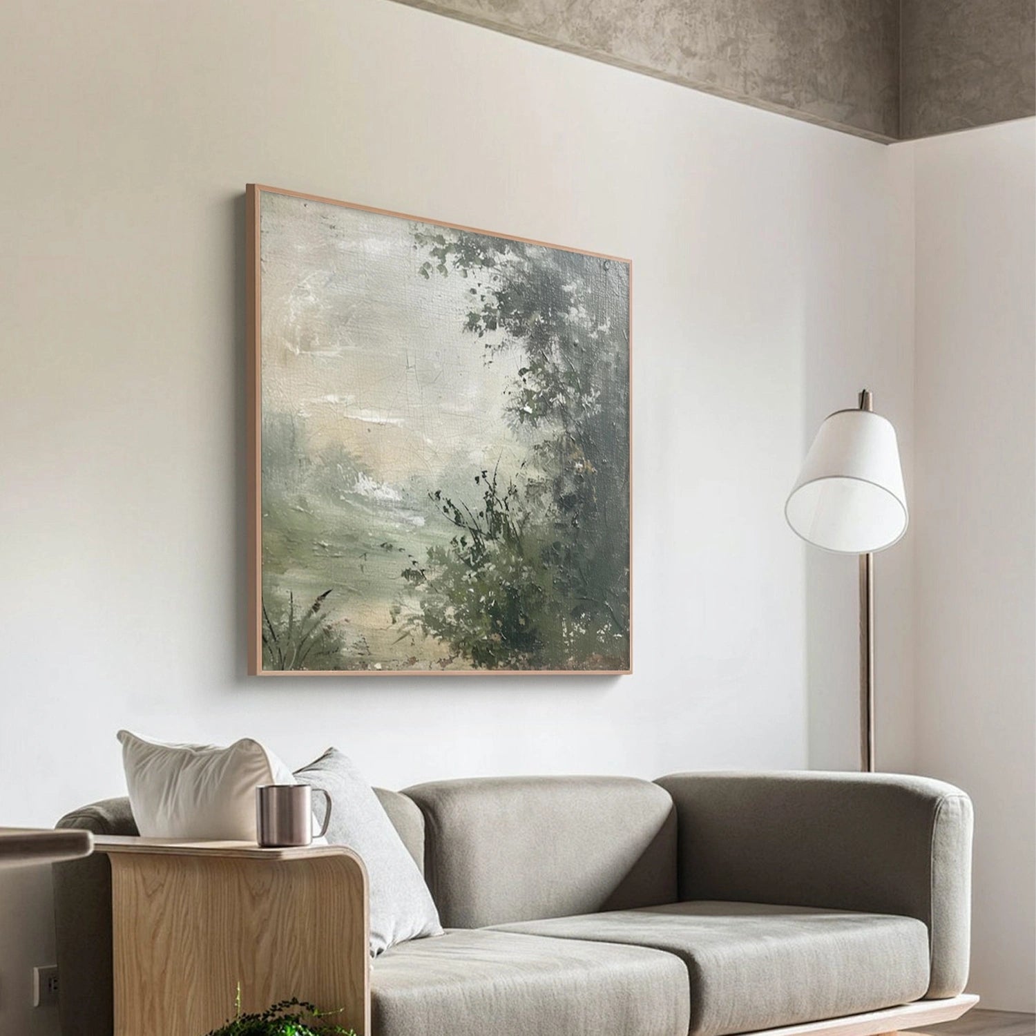 Abstract Flower And Tree Canvas Art  #MF159