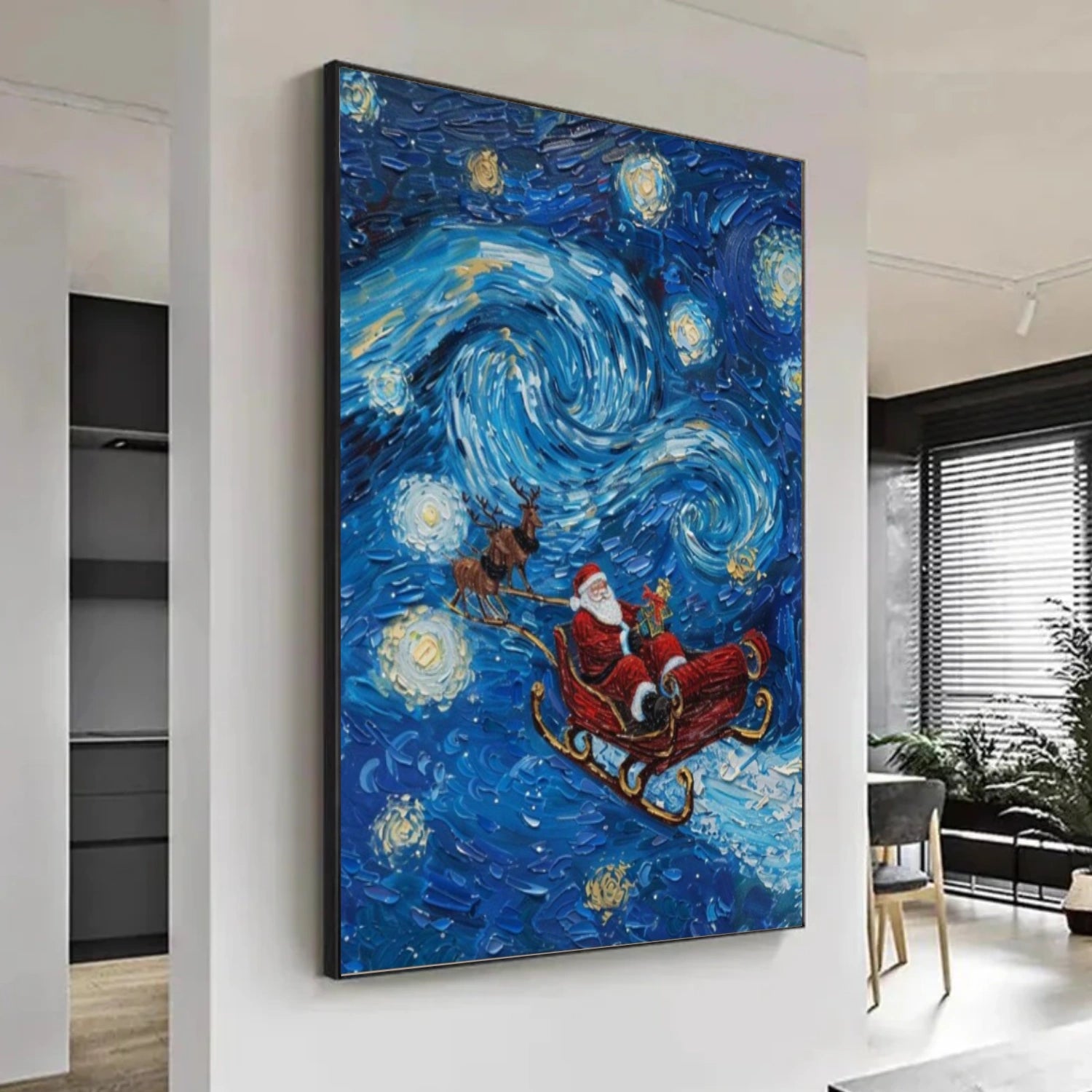 Abstract Portrait Textured Wall Art # LA028