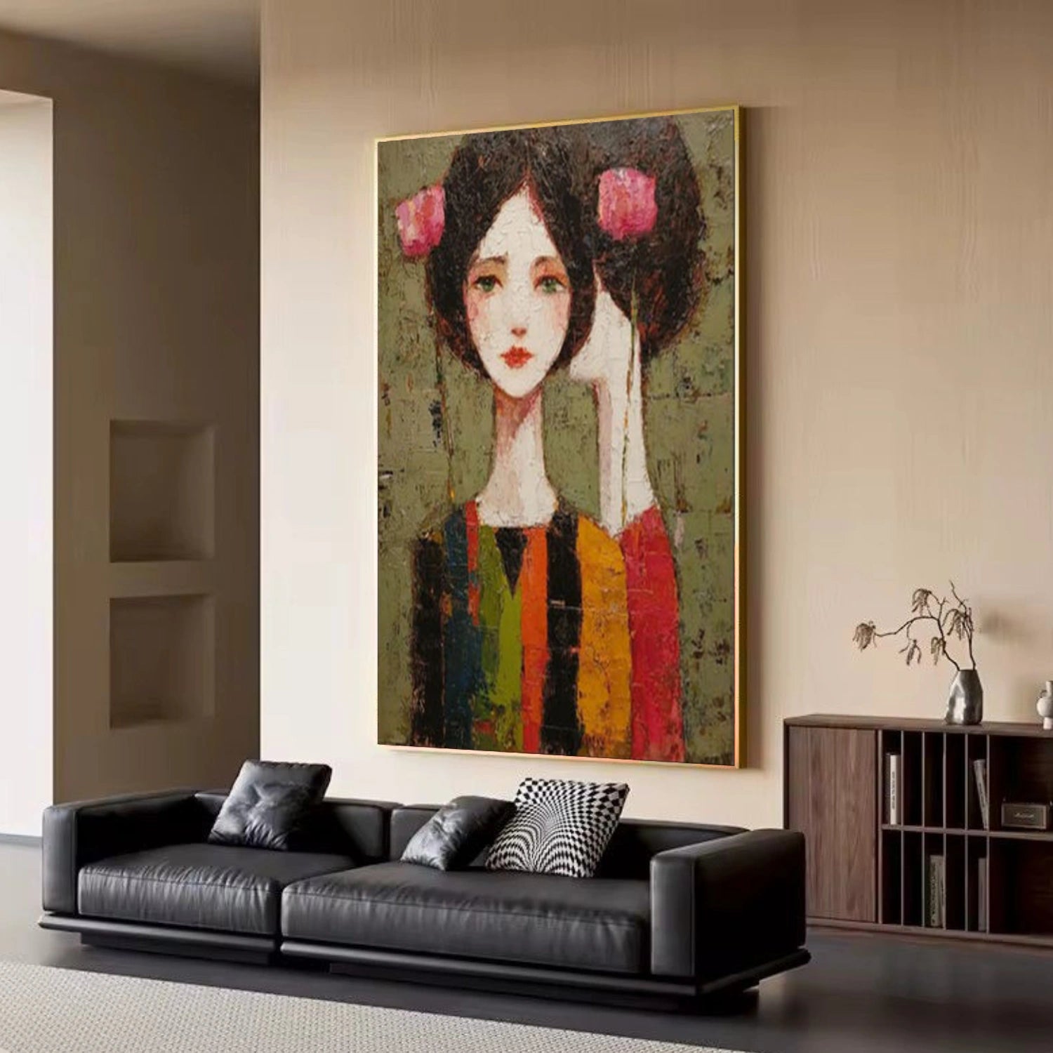 Abstract Portrait Wall Art #LA061