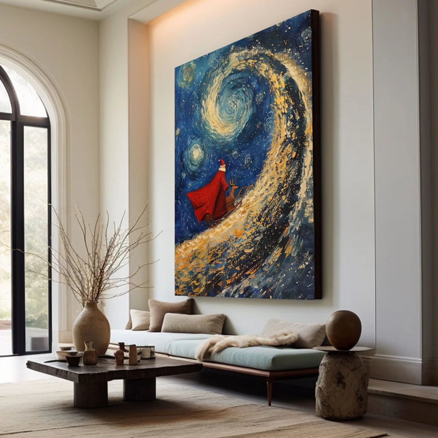 Abstract Portrait Textured Wall Art # LA029