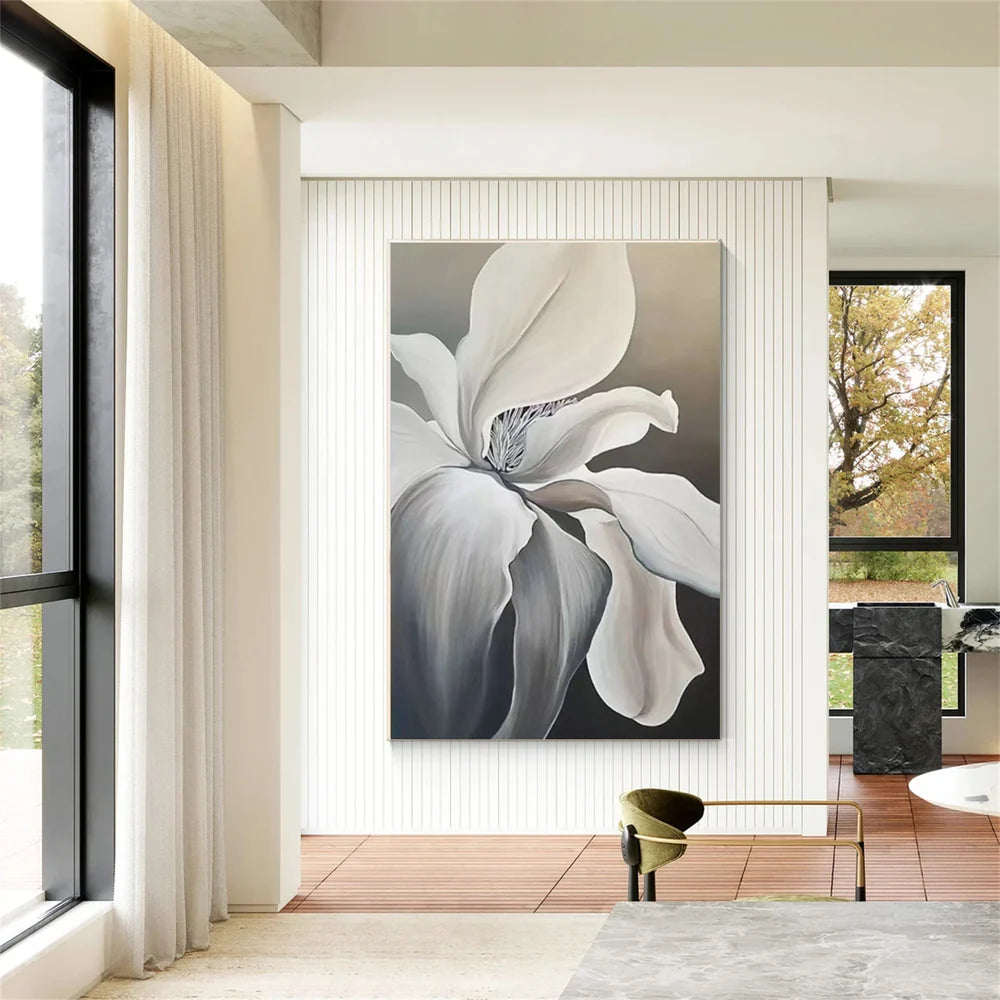 Abstract Flower And Tree Canvas Art #MF013