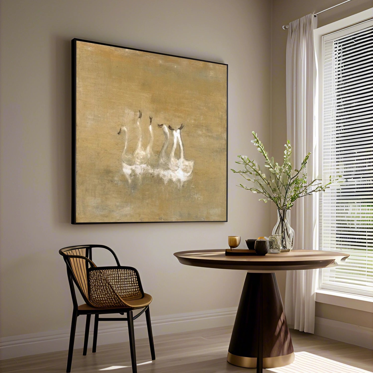 Abstract Animal Canvas Art #DW079