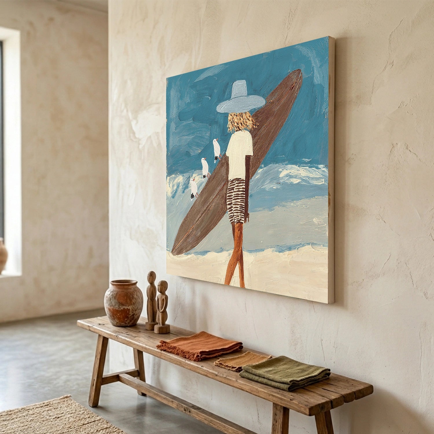 Surfing Sport Canvas Painting #PB093