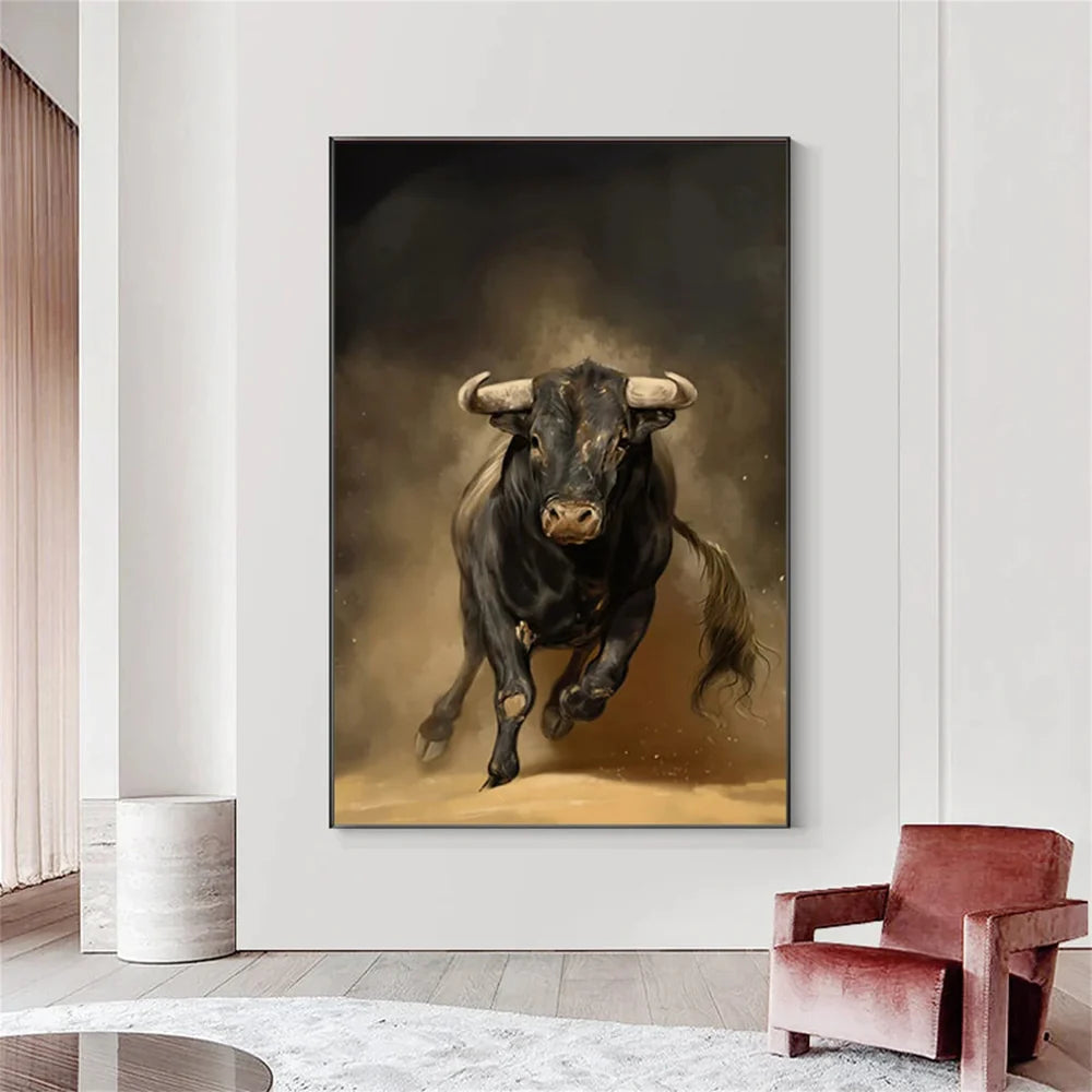 Abstract Animal Canvas Art #DW041