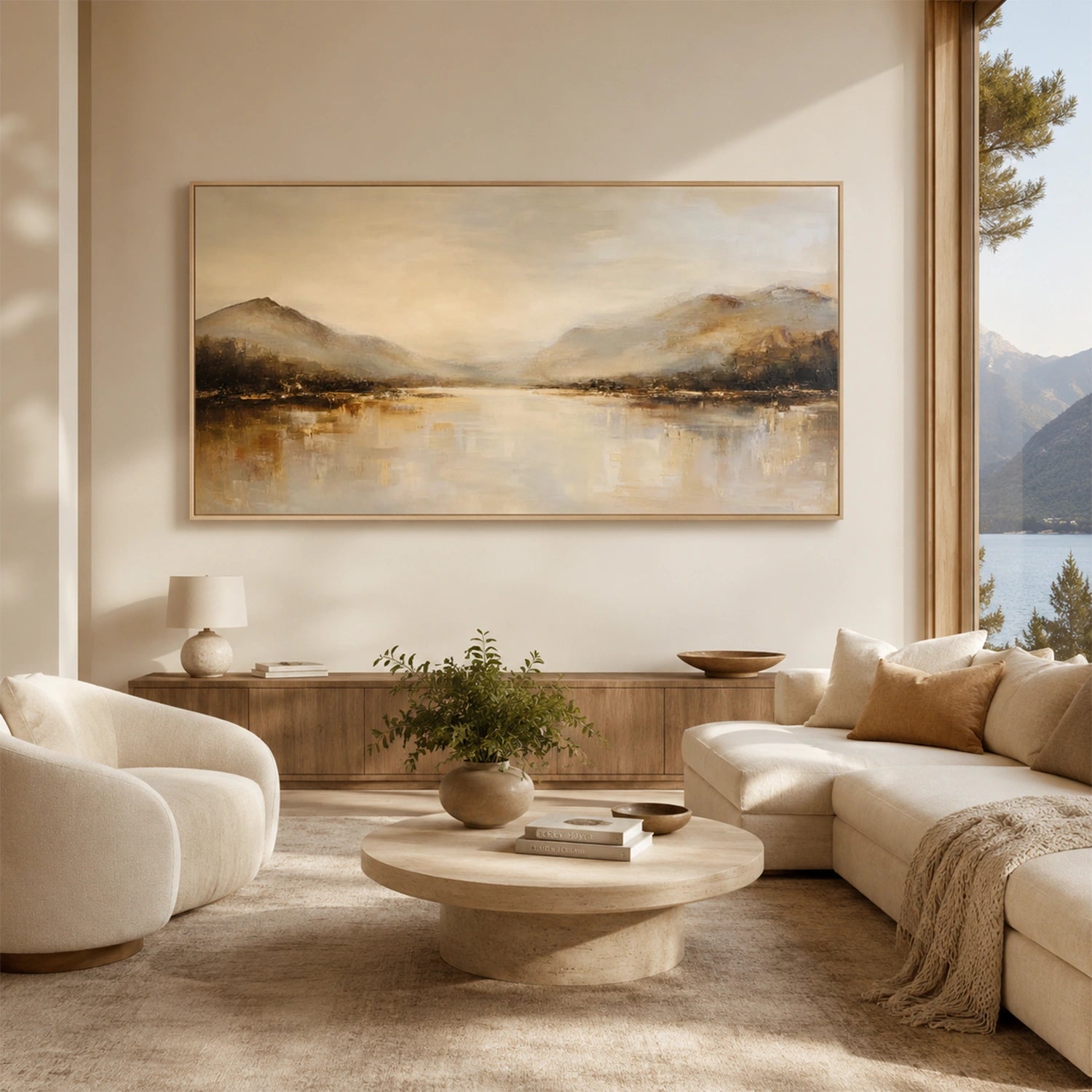 Abstract Mountain Canvas Art #BT100