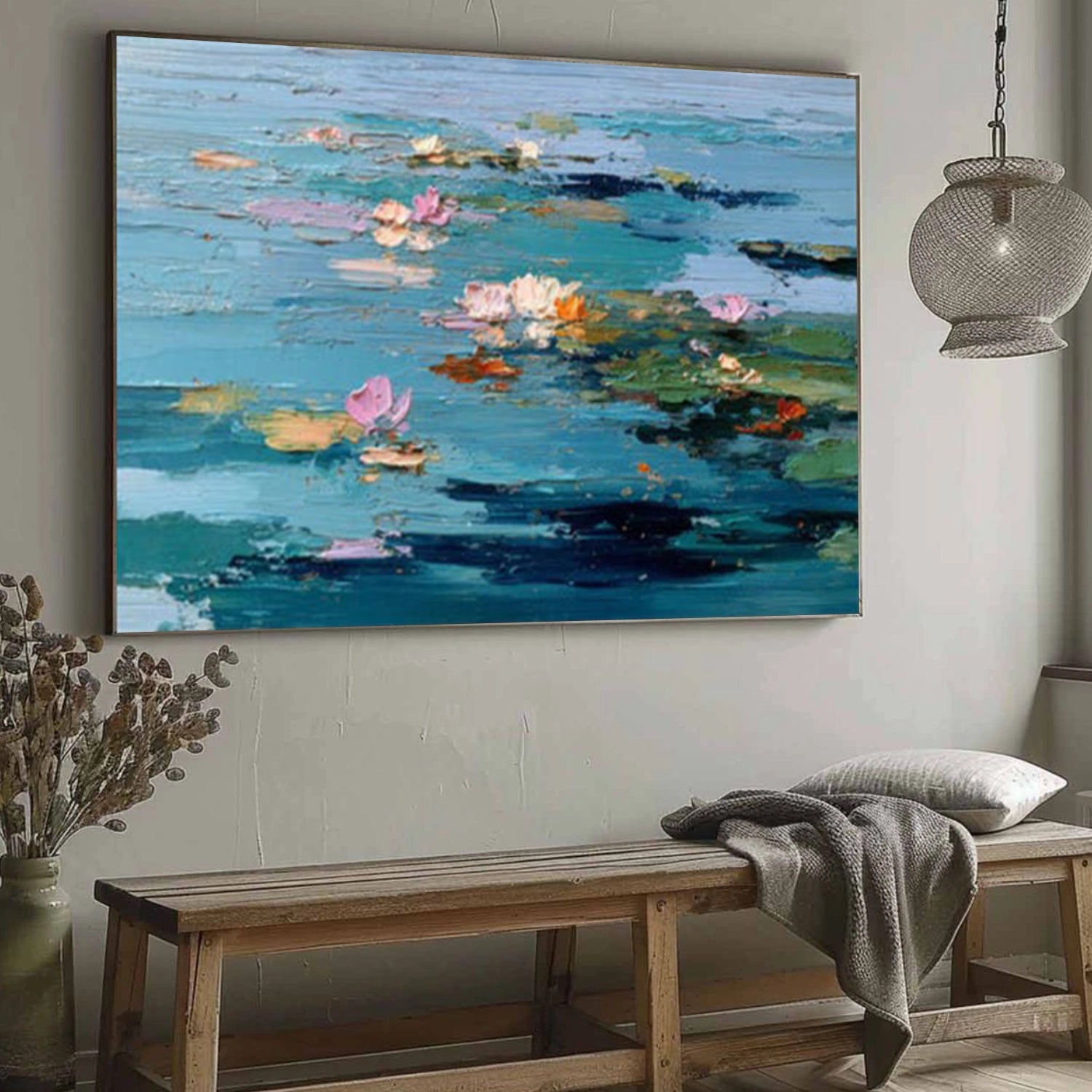 Abstract Flower And Tree Canvas Art #MF175