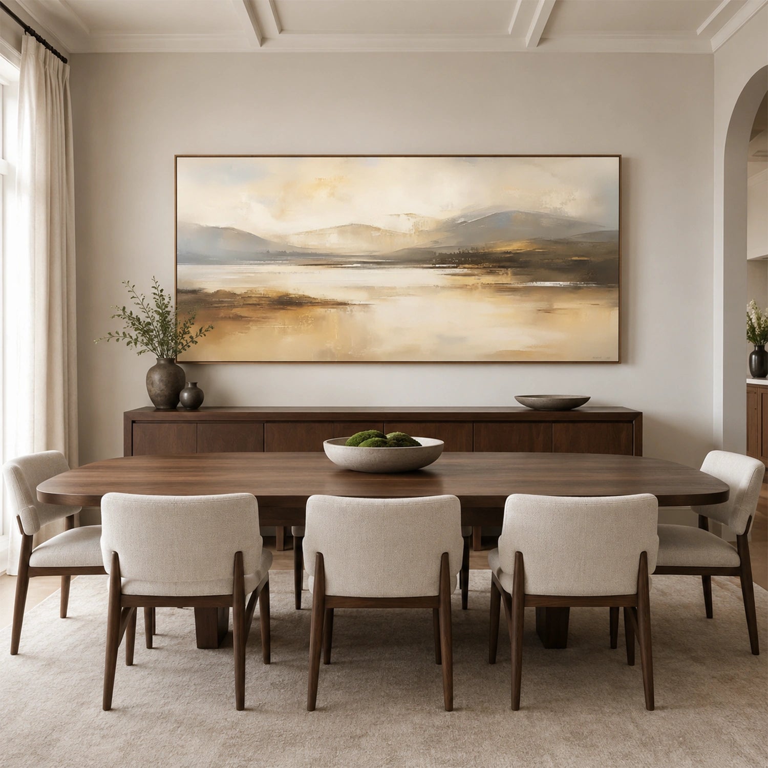 Abstract Mountain Canvas Art #BT102