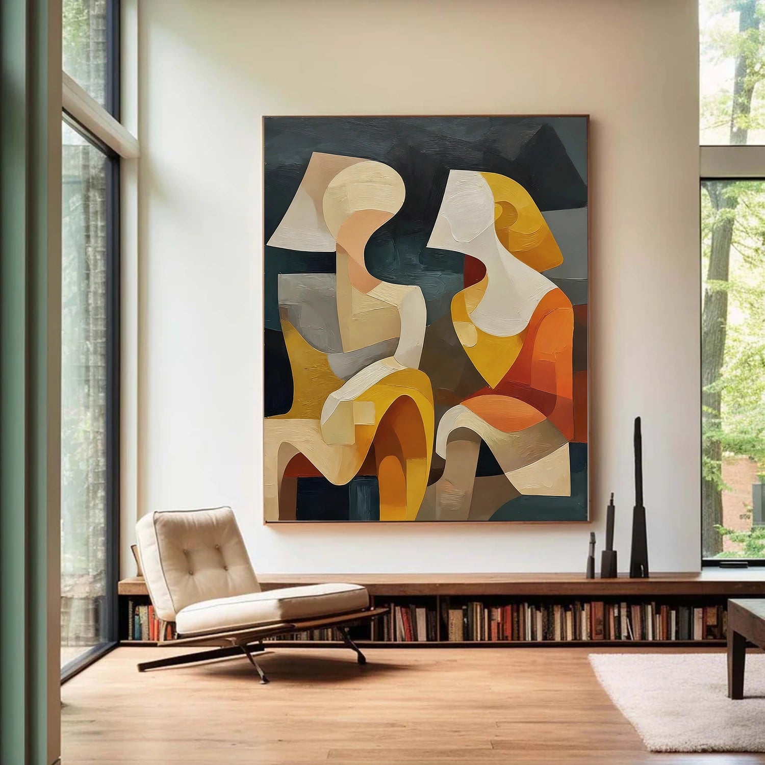 Abstract Portrait Wall Art # LA038