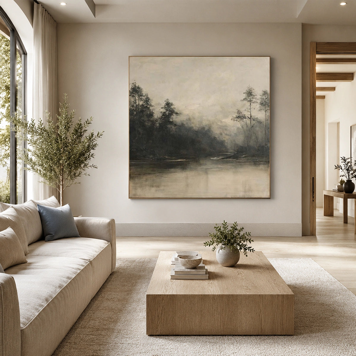 Abstract Flower And Tree Canvas Art #MF231