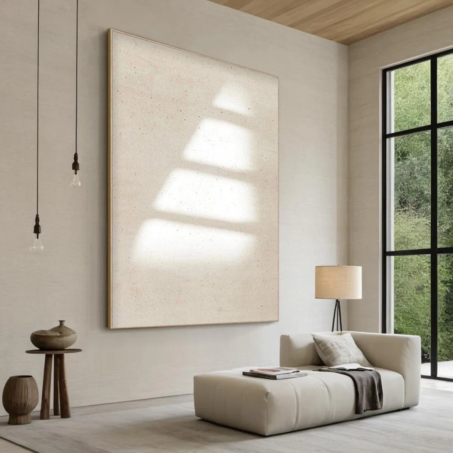 White Minimalist Wall Art #WM150