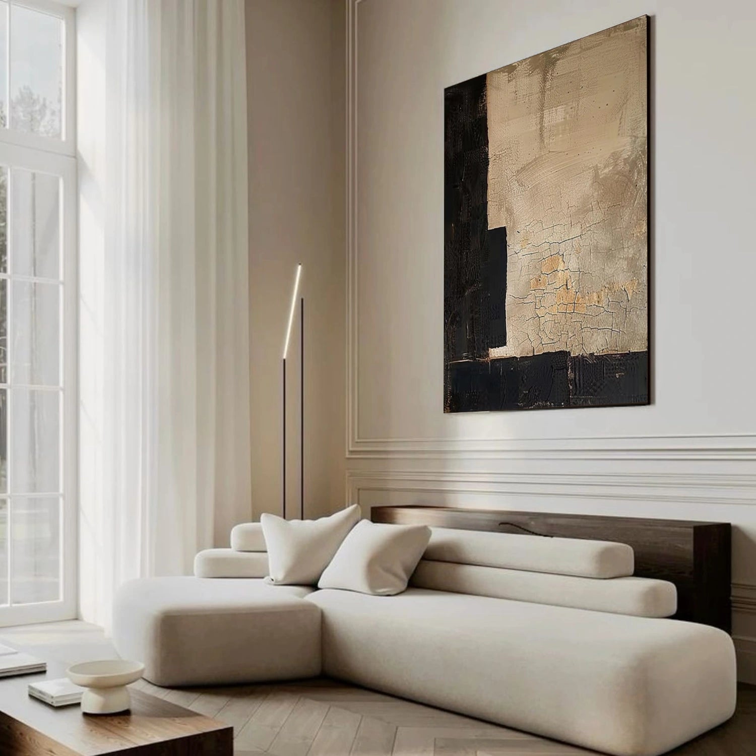 Wabi Sabi Textured Wall Art #VS098