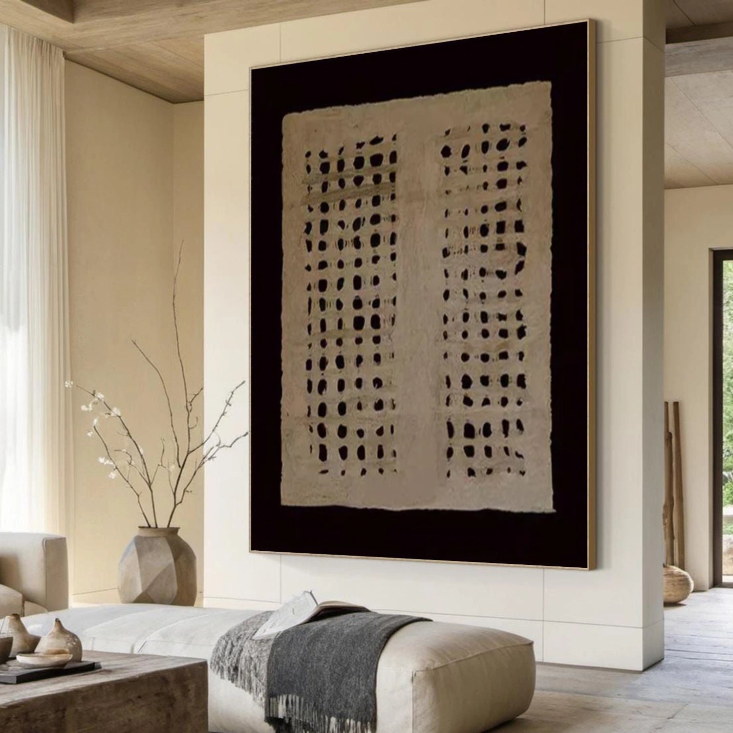 Wabi Sabi Textured Wall Art #VS107