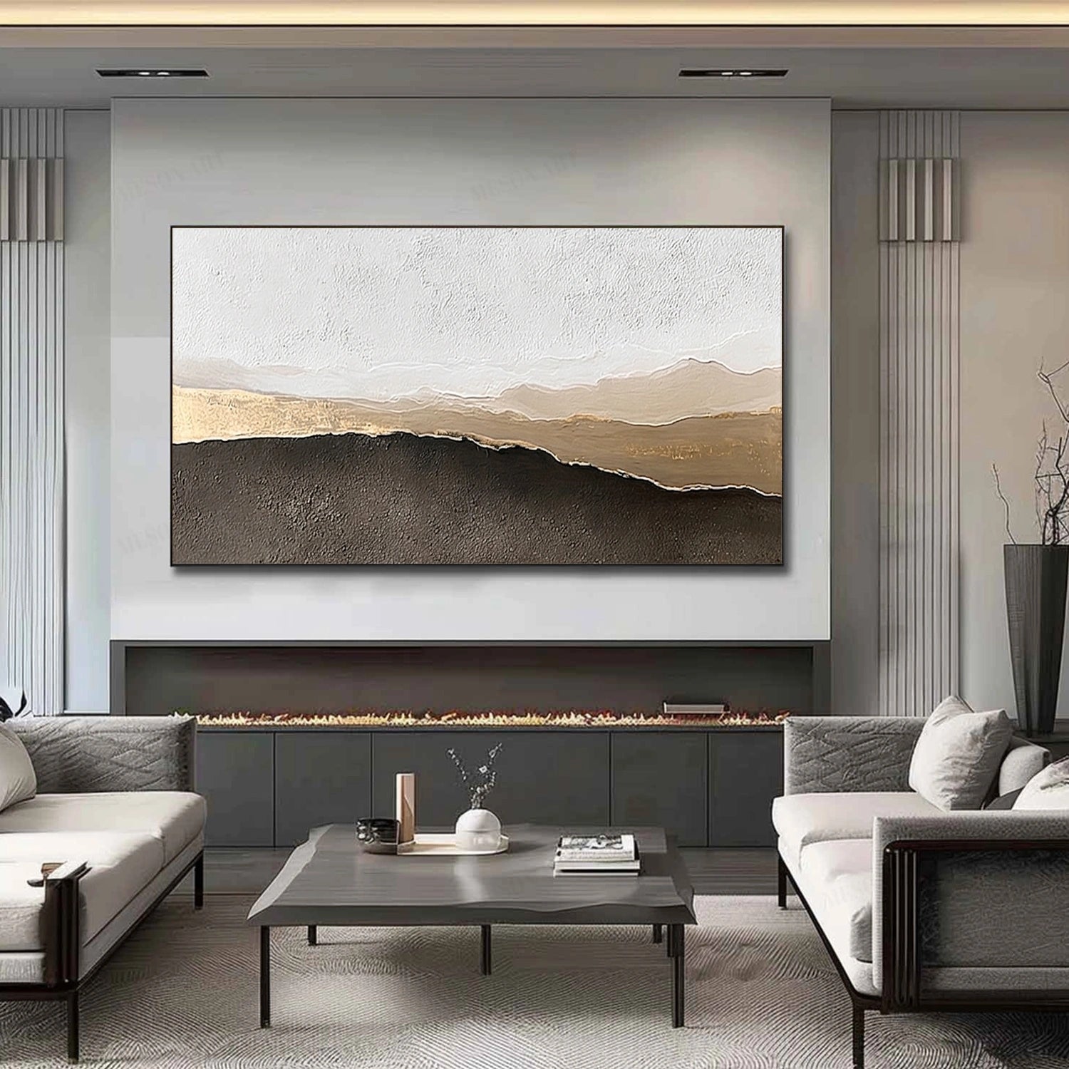 Minimalist Textured Canvas Art #WM154