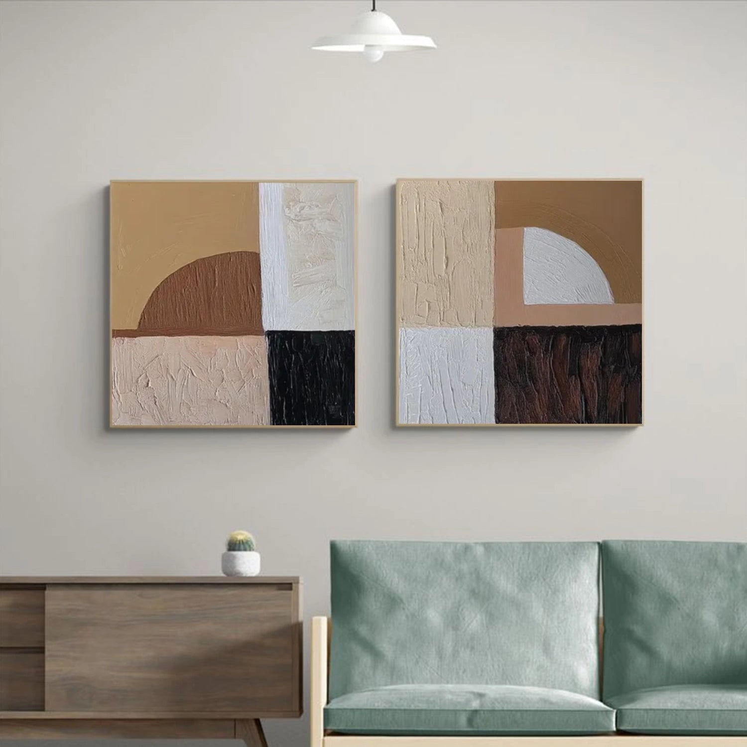 Abstract Textured Wall Art Set of 2 #VA109