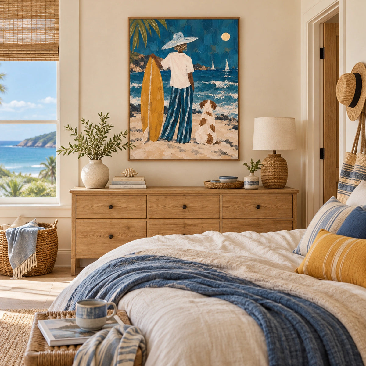 Abstract Portrait And Animal Wall Art #LA101