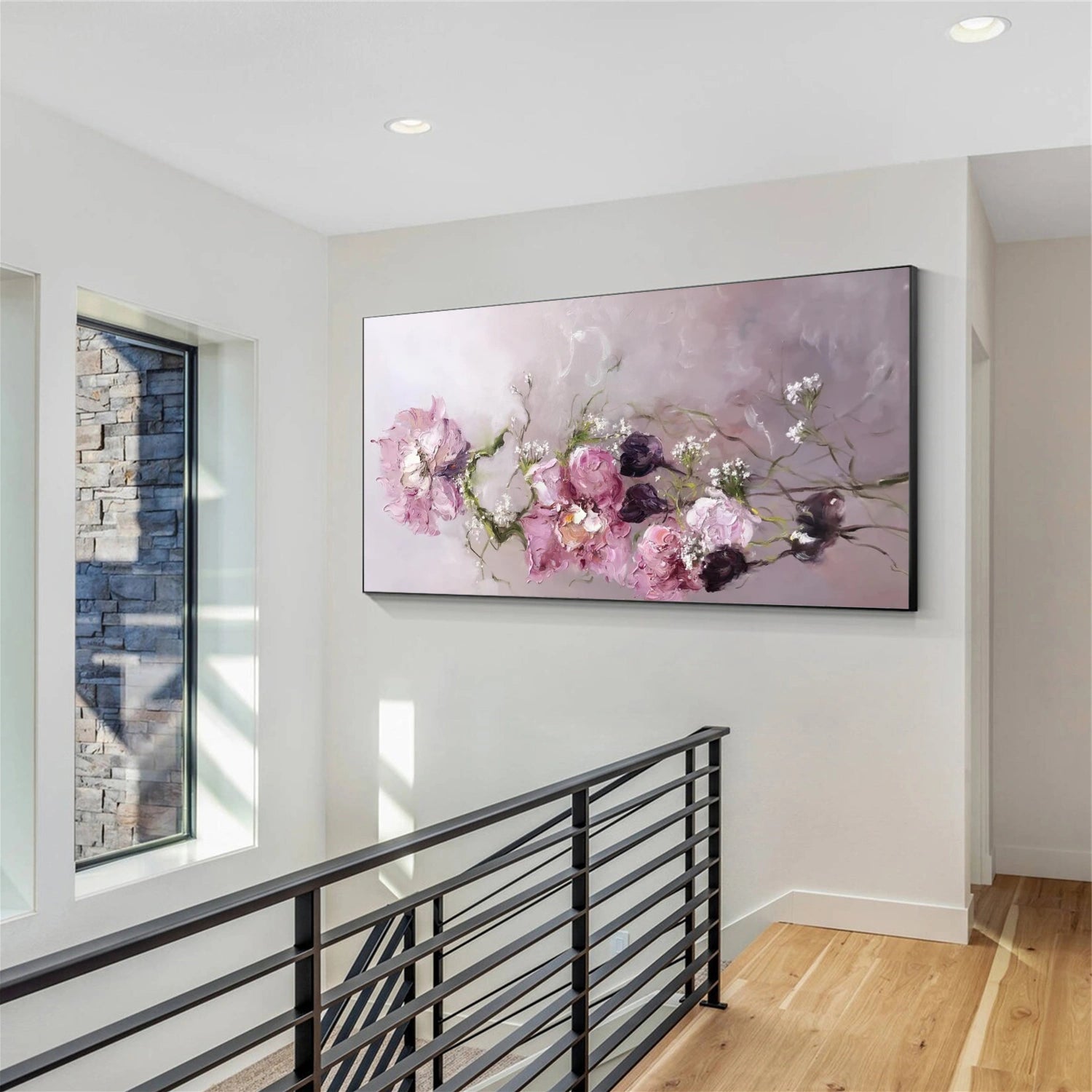 Abstract Flower And Tree Canvas Art #MF125