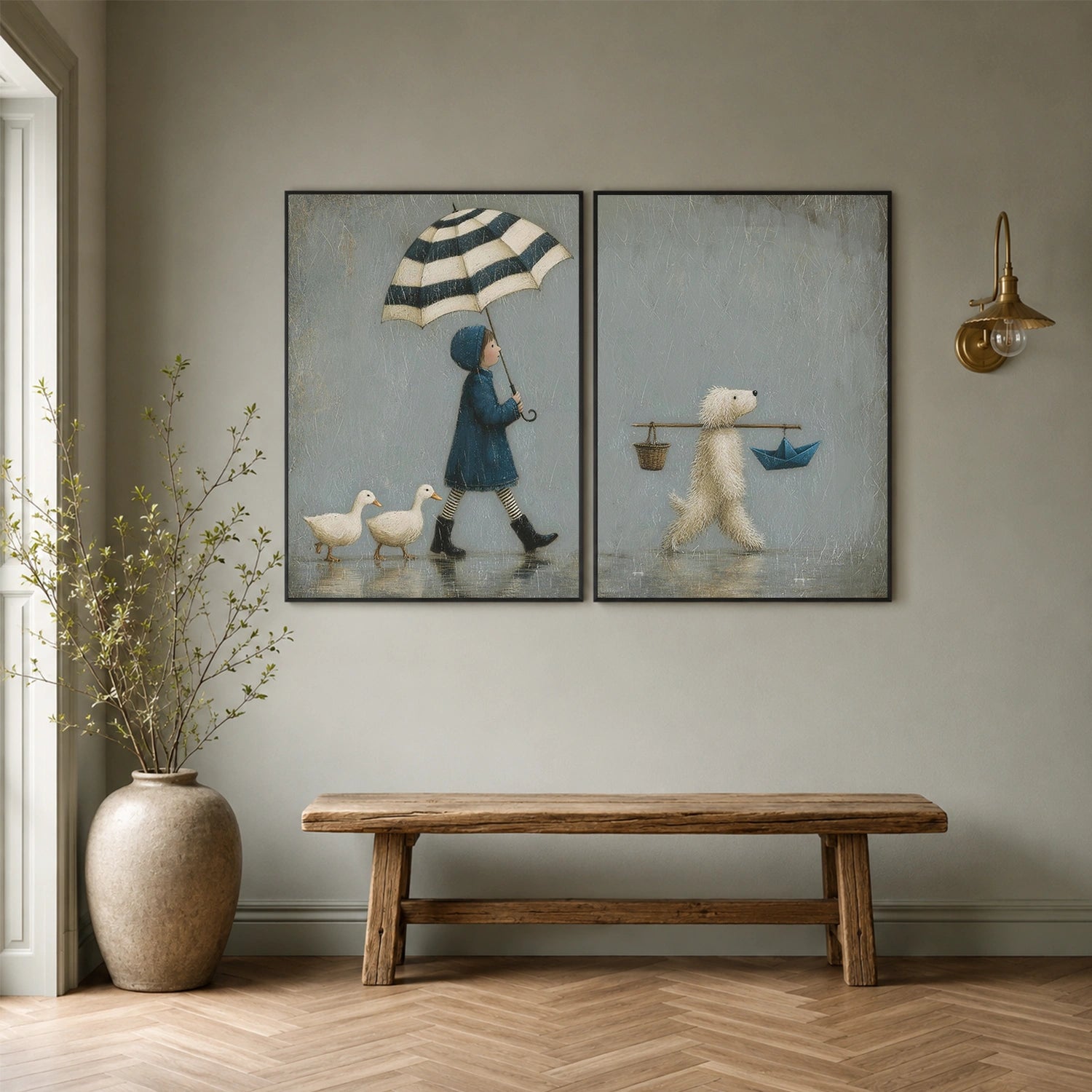 Portrait Wall Art Set of 2 #LA088
