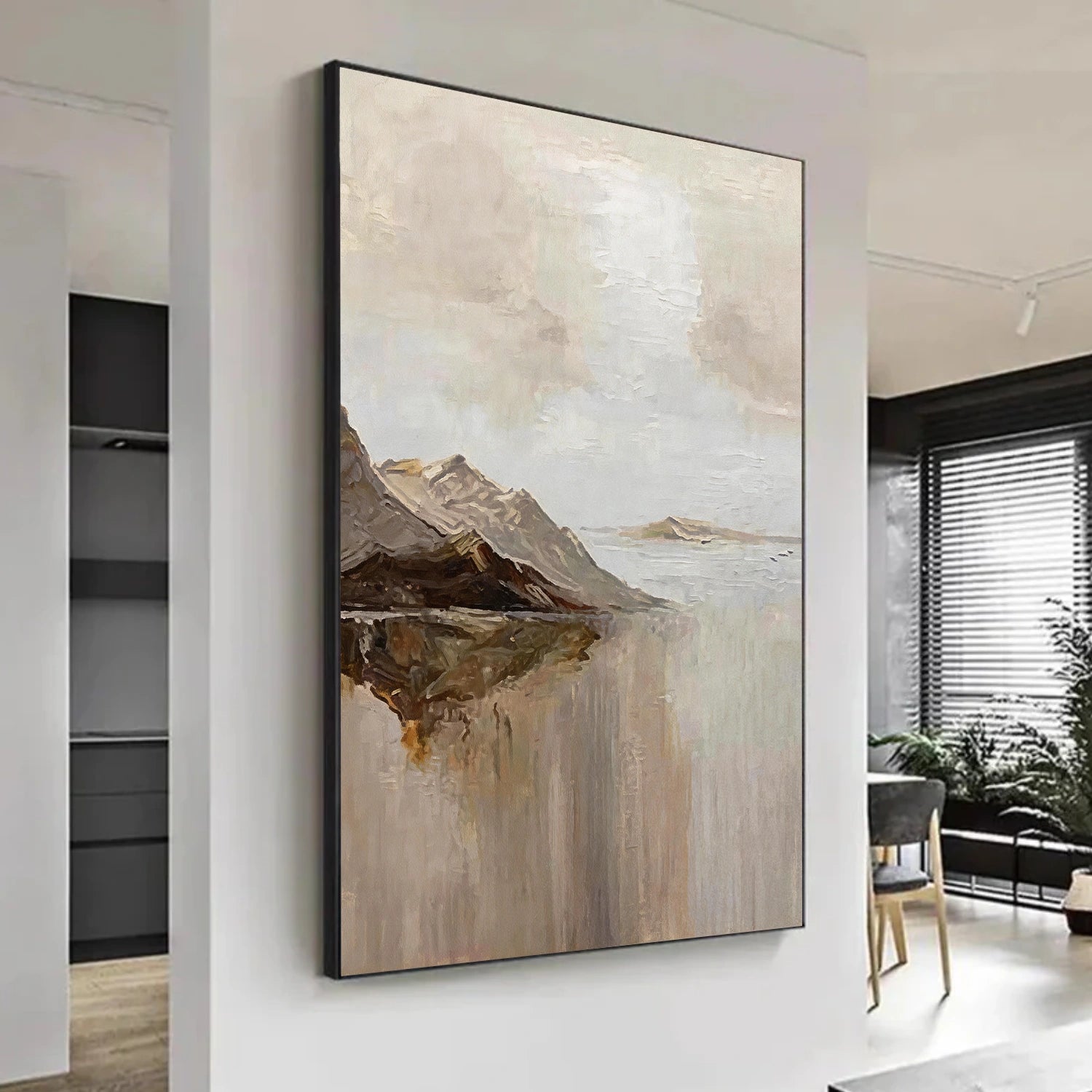 Abstract Mountain Canvas Art #BT098