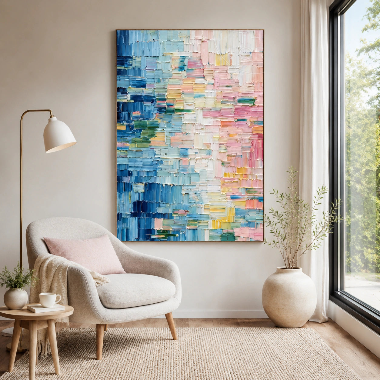 Abstract Textured Wall Art #VA334