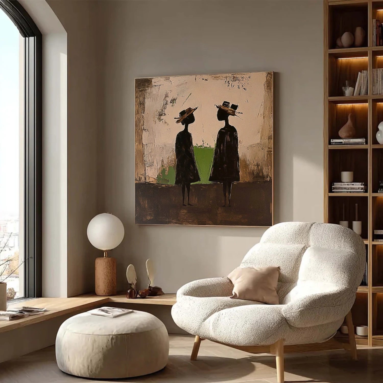 Abstract Portrait Wall Art #LA064