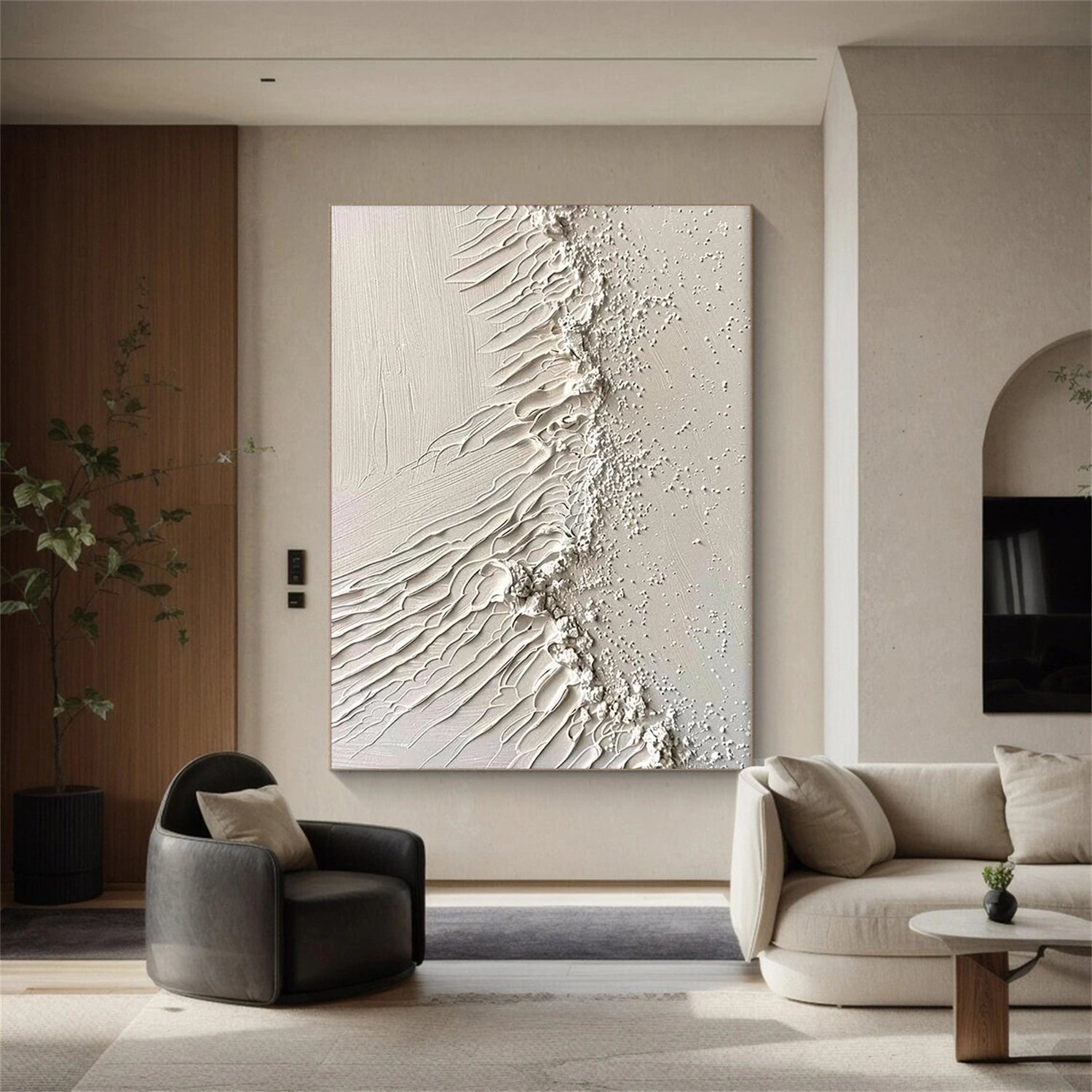 Minimalist Textured Canvas Art  #WM111