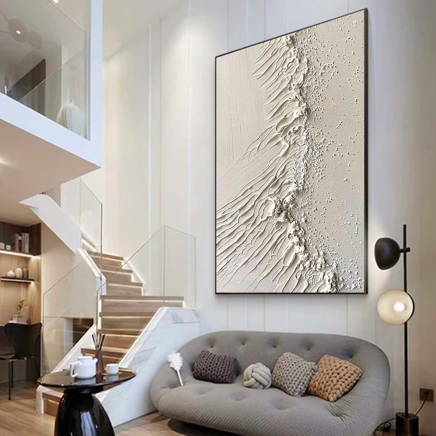 Minimalist Textured Canvas Art  #WM111