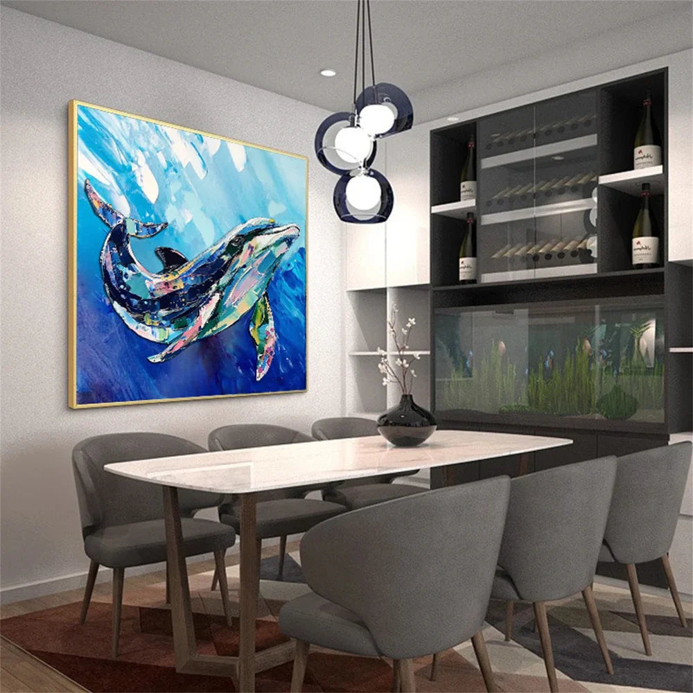 Abstract Animal Canvas Art #DW008
