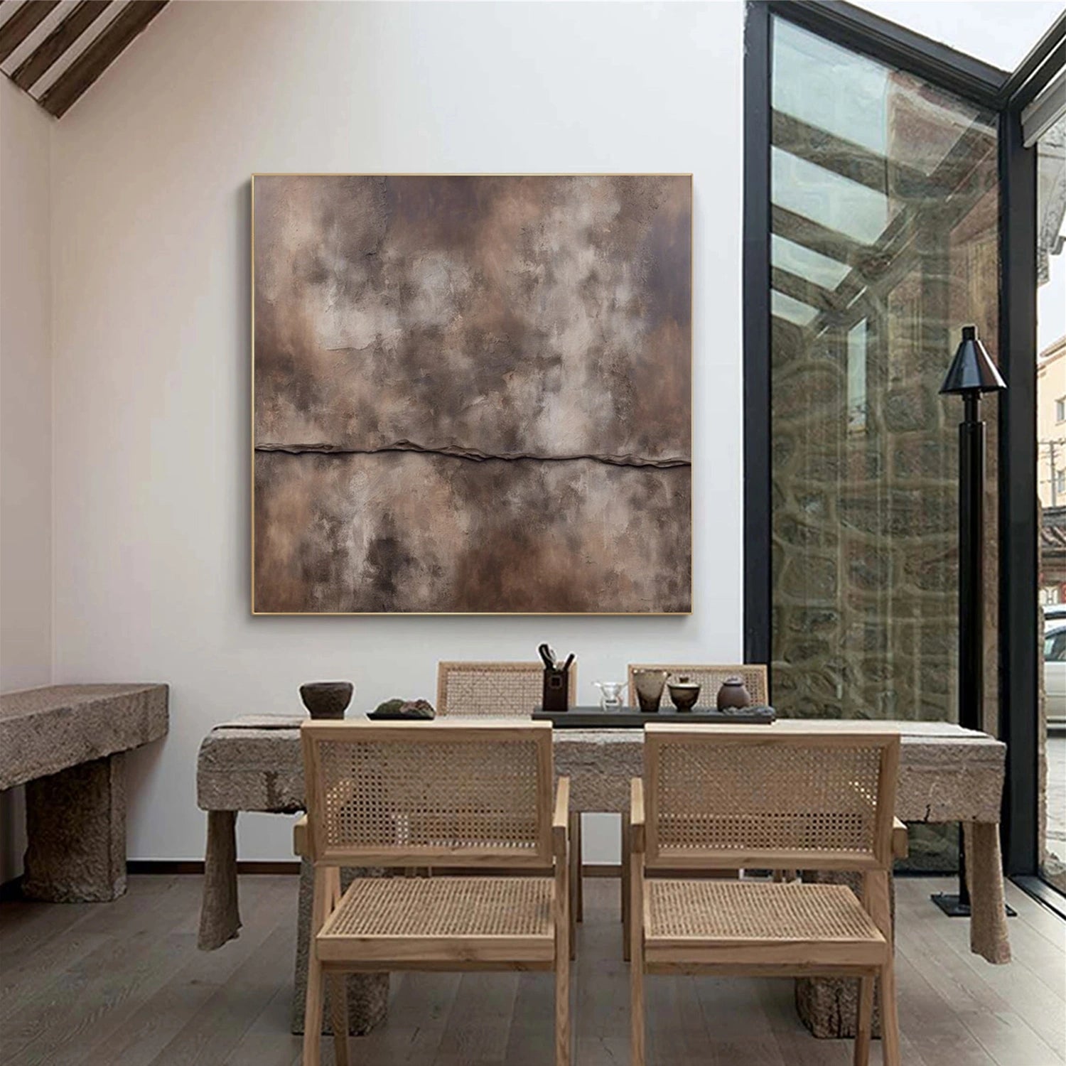 Wabi Sabi Textured Wall Art #VS128