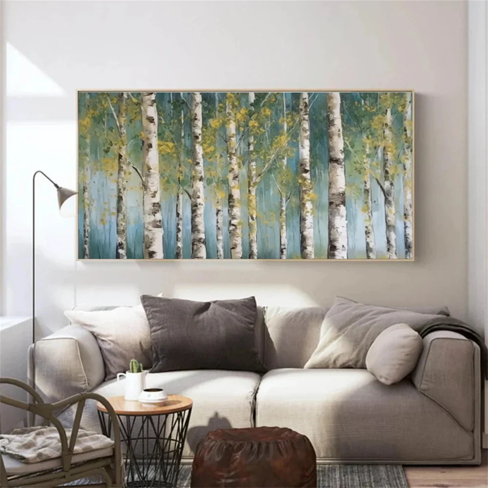 Abstract Flower And Tree Canvas Art #MF040