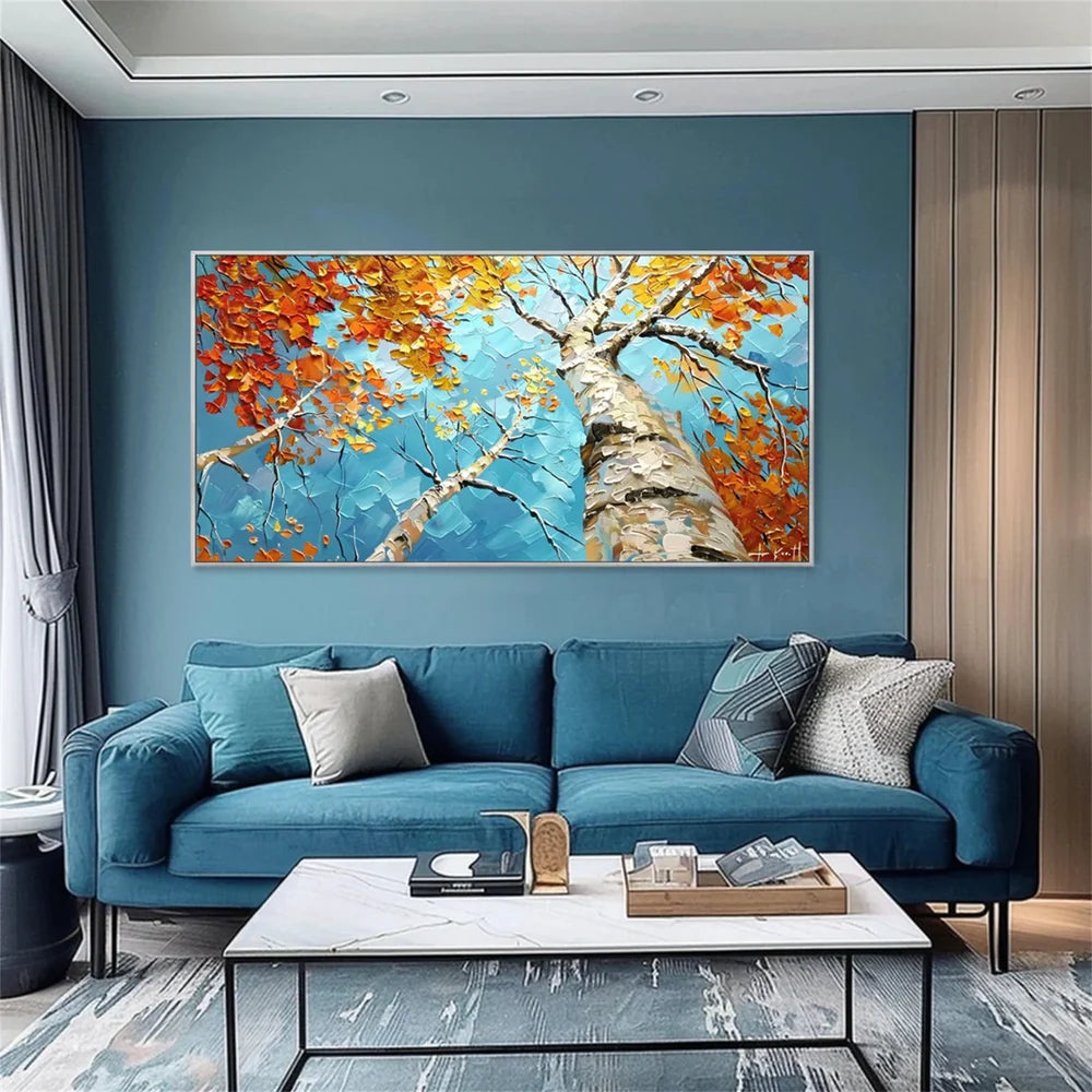 Abstract Flower And Tree Canvas Art #MF037