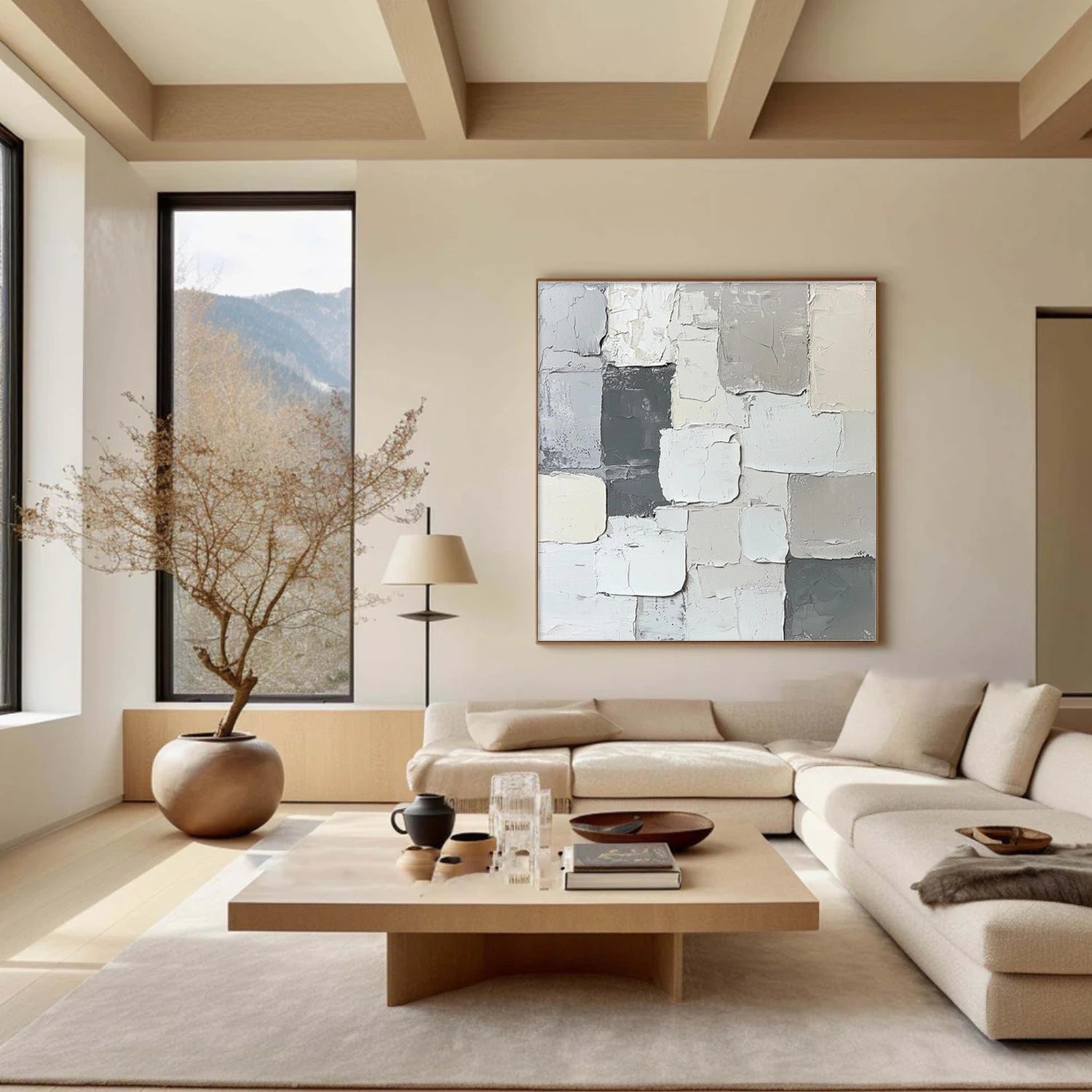 Minimalist Textured Canvas Art #WM130