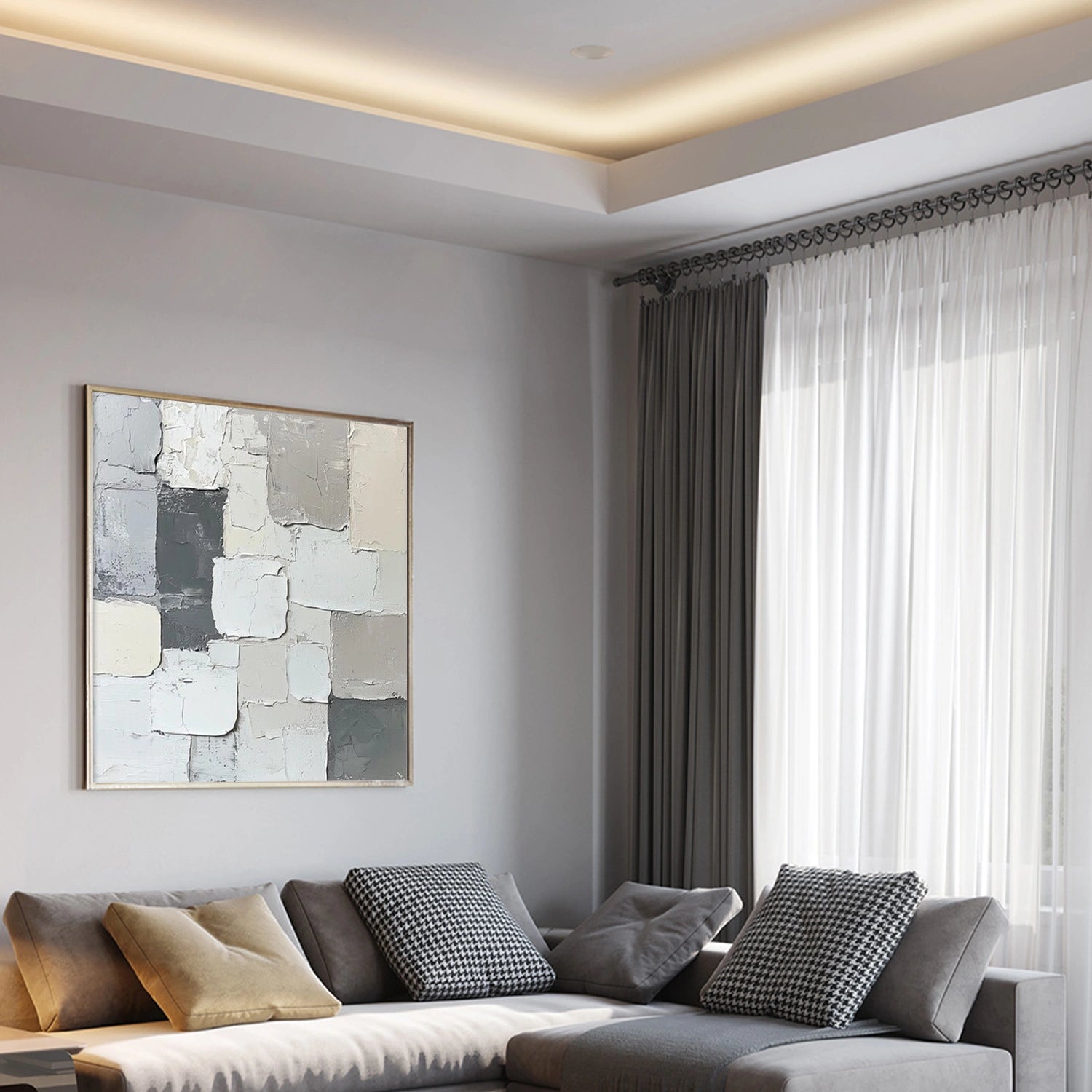 Minimalist Textured Canvas Art #WM130