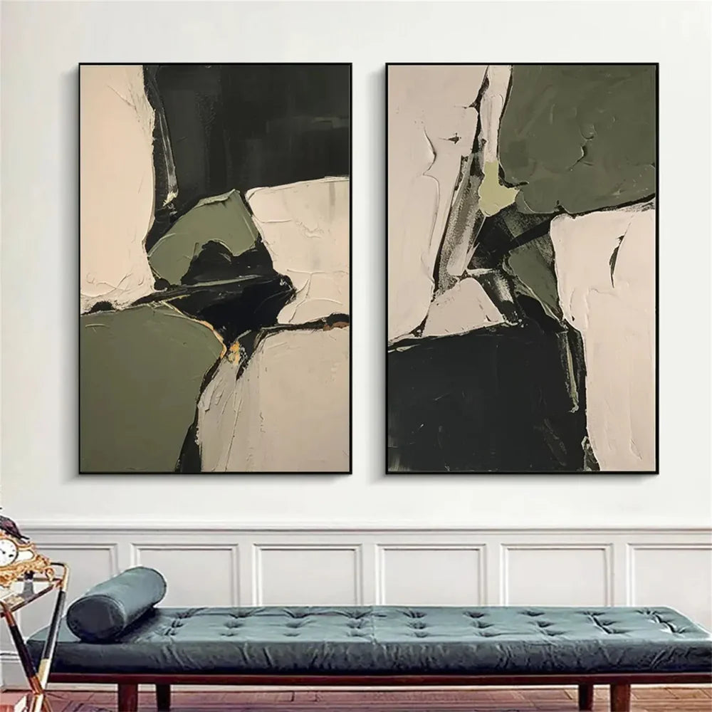 Abstract Textured Wall Art Set of 2 #VA076