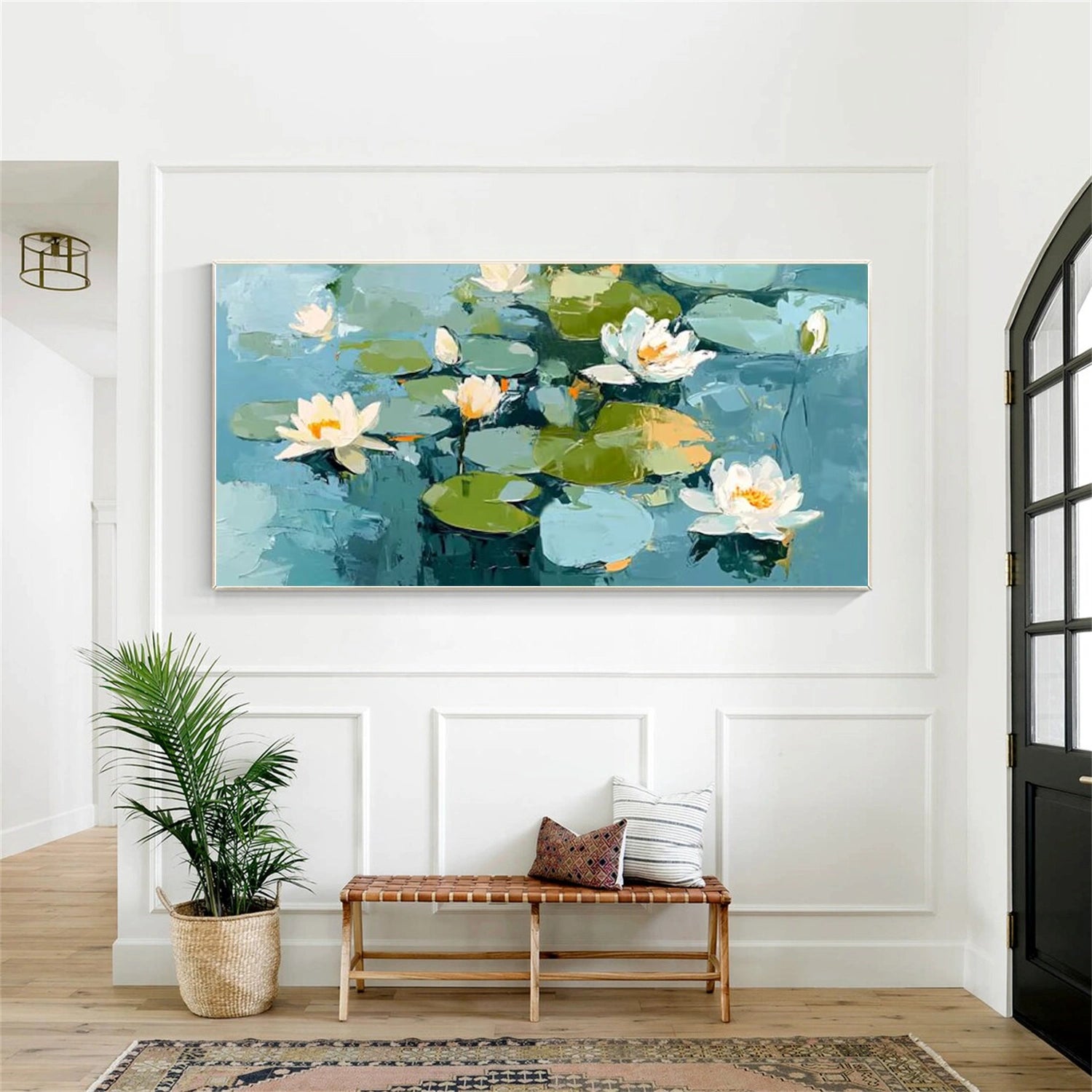 Abstract Flower And Tree Canvas Art  #MF140