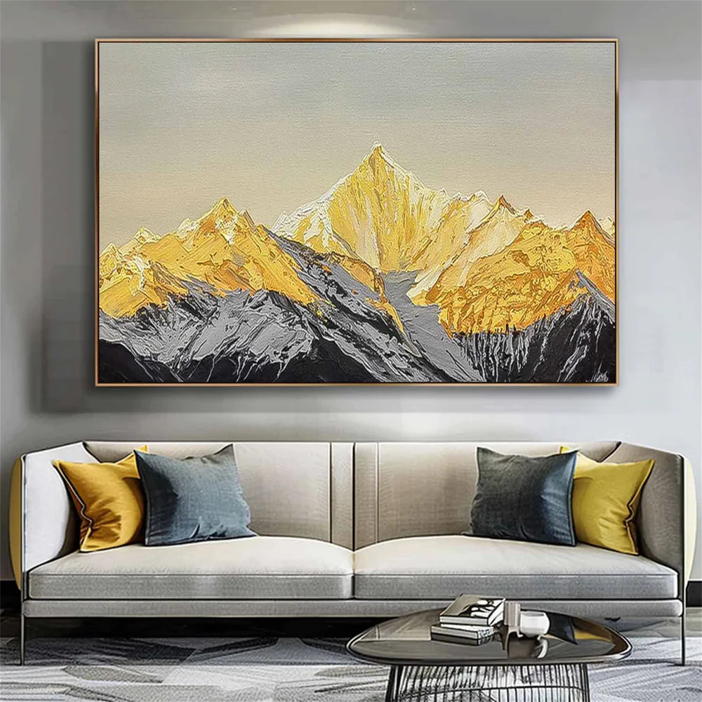 Abstract Mountain Canvas Art #BT016