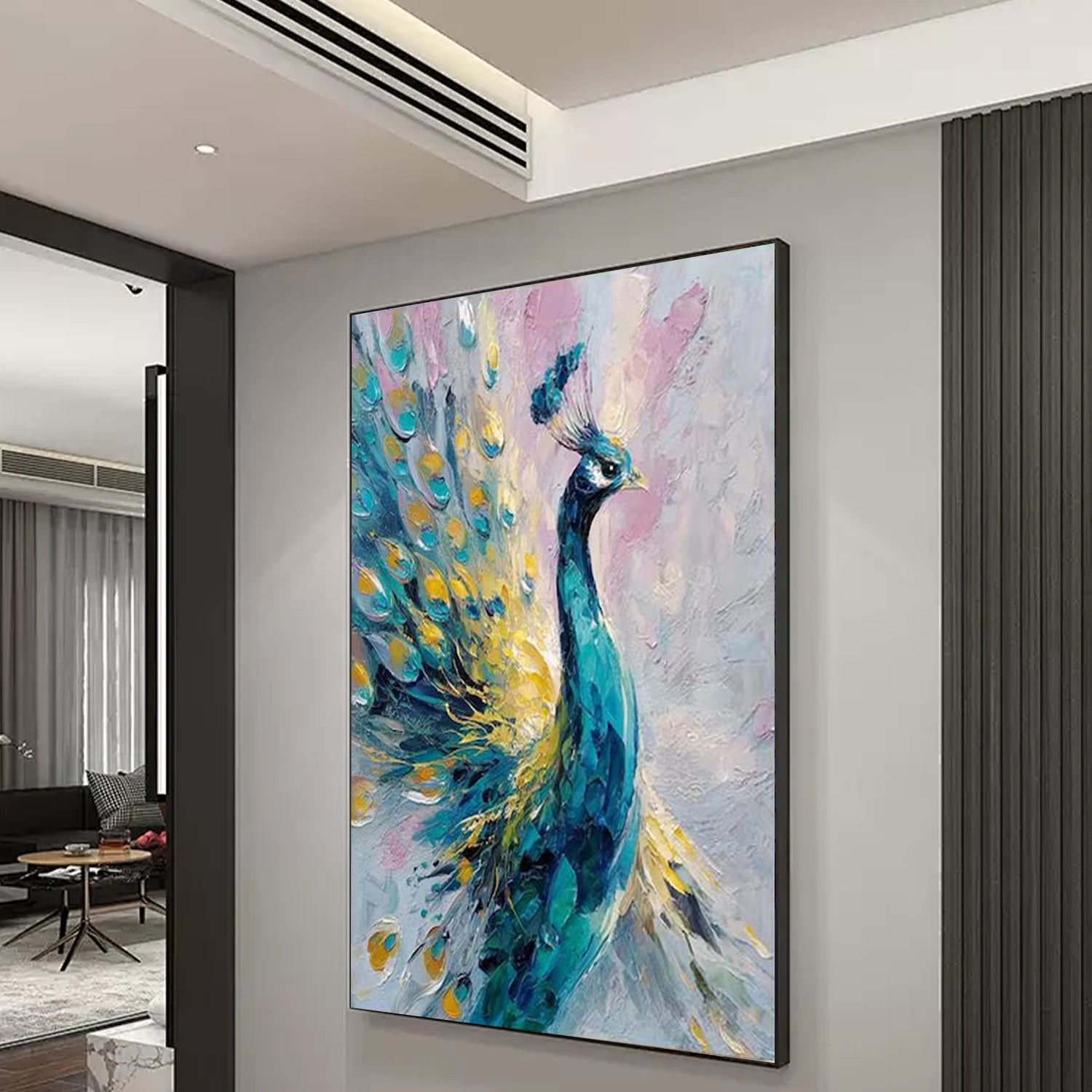 Abstract Animal Textured Canvas Art #DW114