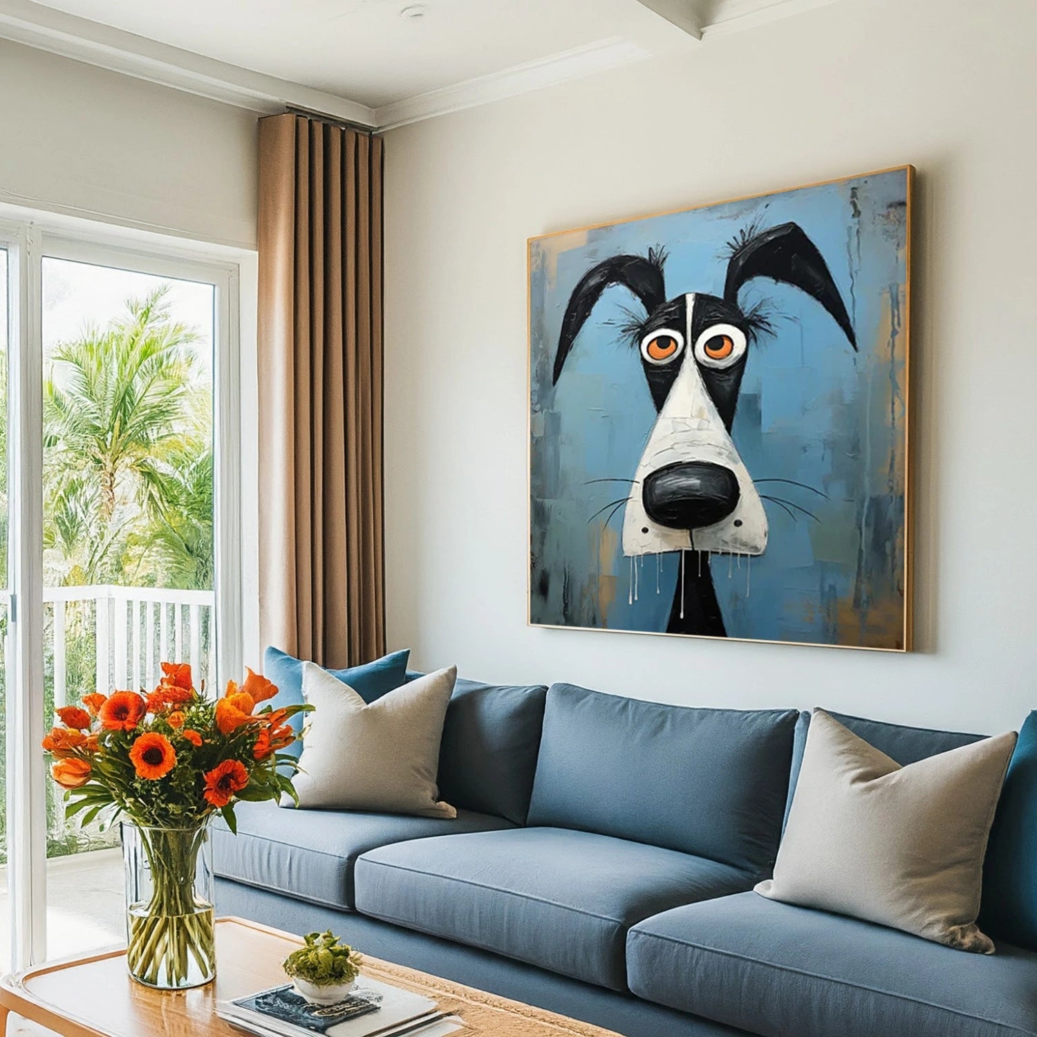 Abstract Animal Canvas Art #DW093