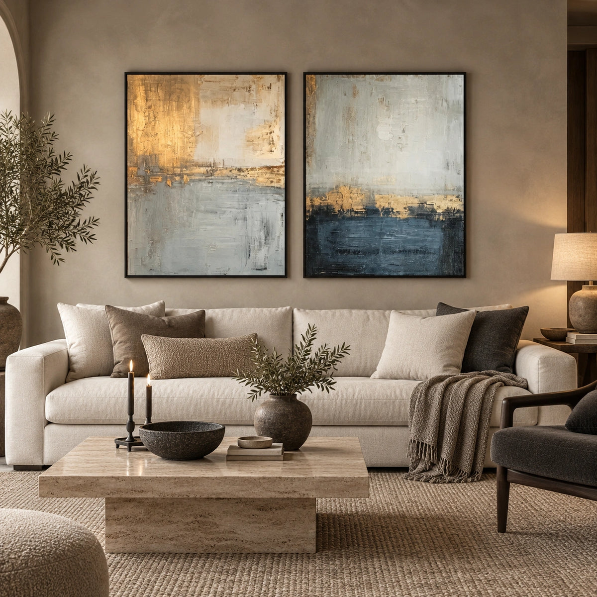 Abstract Wall Art Set of 2 #VA338