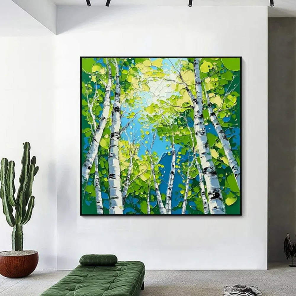 Abstract Flower And Tree Canvas Art #MF044