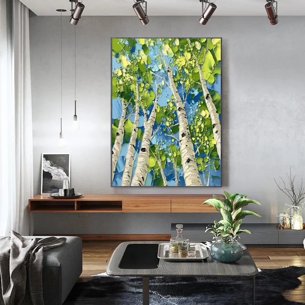 Abstract Flower And Tree Canvas Art #MF042