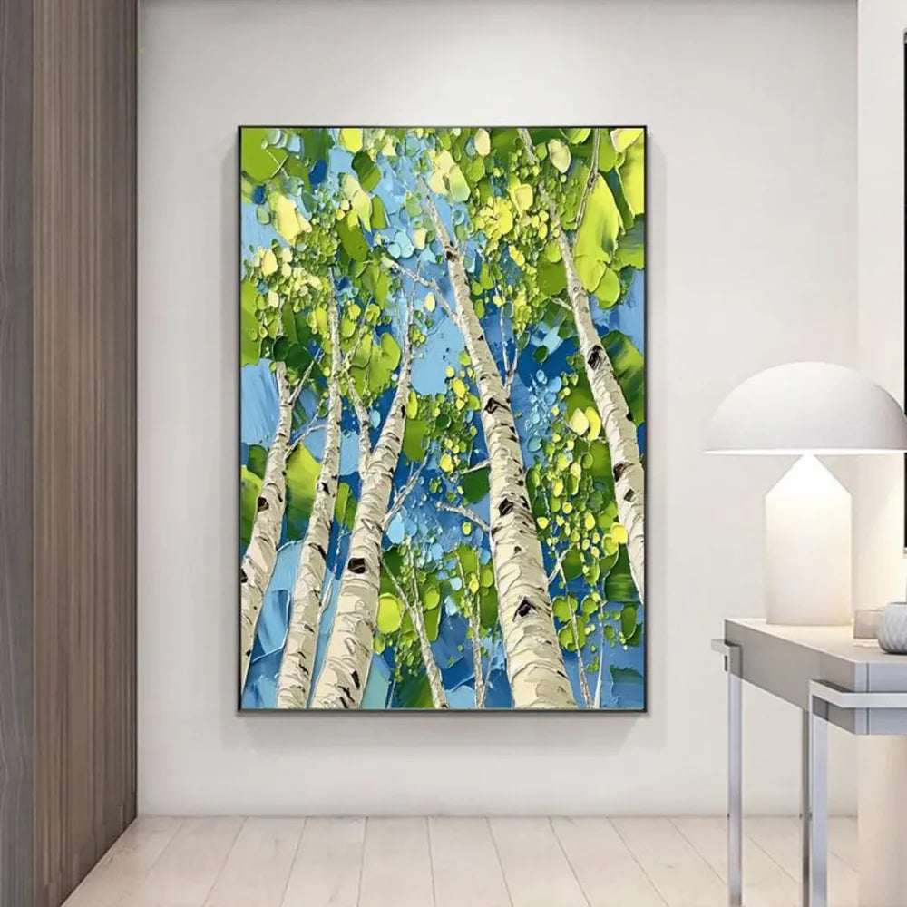 Abstract Flower And Tree Canvas Art #MF042