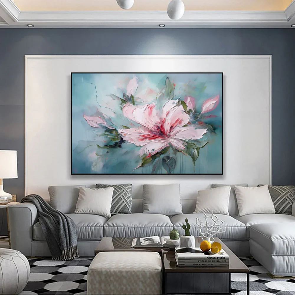 Abstract Flower And Tree Canvas Art #MF060